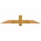 Ekena Millwork Eugene Rough Sawn Timber Gable Bracket, Western Red Cedar, 48"W x 10"H x 2"D x 4"F, 5/12 Pitch GBW048X10X0204EUG00RWR - alternate 1